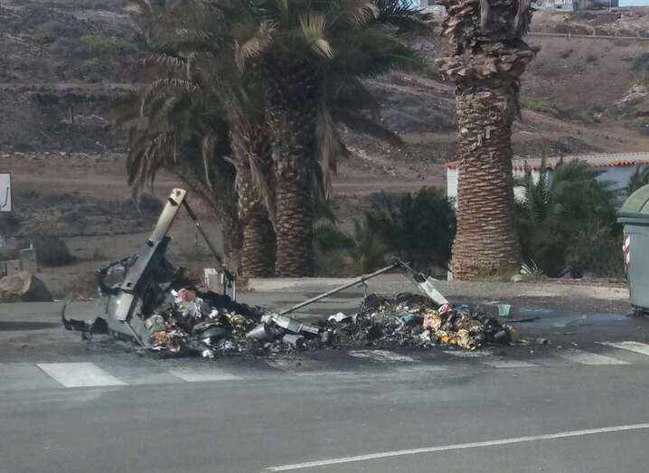 Imagen de los contenedores (Foto TA)