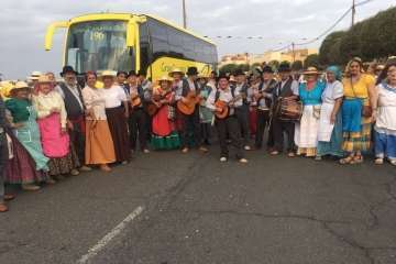 Romería popular de El Caracol de este sábado (Foto TA)