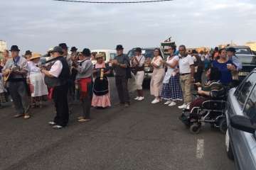 Romería popular de El Caracol de este sábado (Foto TA)