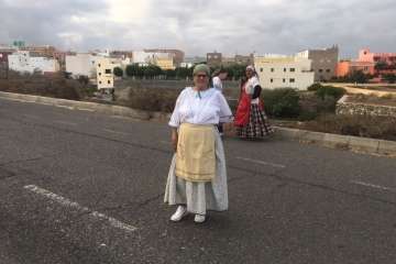 Romería popular de El Caracol de este sábado (Foto TA)