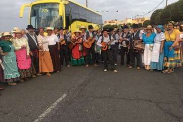 Romería popular de El Caracol de este sábado (Foto TA)