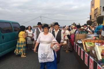 Romería popular de El Caracol de este sábado (Foto TA)