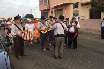 Romería popular de El Caracol de este sábado (Foto TA)