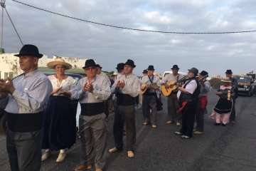 Romería popular de El Caracol de este sábado (Foto TA)