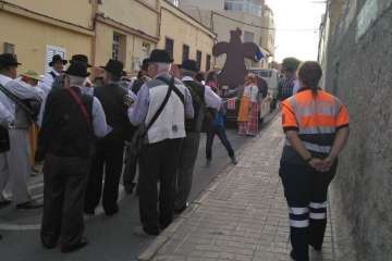 Romería popular de El Caracol de este sábado (Foto TA)