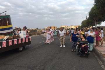 Romería popular de El Caracol de este sábado (Foto TA)