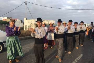 Romería popular de El Caracol de este sábado (Foto TA)