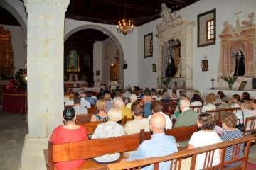 El santo de Asís se pasea por las calles de San Francisco-Telde (Foto Francisco Javier Santana)