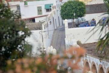El santo de Asís se pasea por las calles de San Francisco-Telde (Foto Francisco Javier Santana)