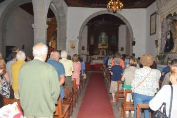 El santo de Asís se pasea por las calles de San Francisco-Telde (Foto Francisco Javier Santana)