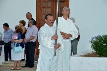 El santo de Asís se pasea por las calles de San Francisco-Telde (Foto Francisco Javier Santana)