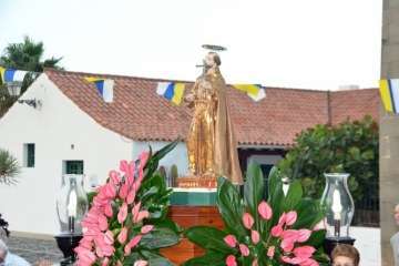 El santo de Asís se pasea por las calles de San Francisco-Telde (Foto Francisco Javier Santana)