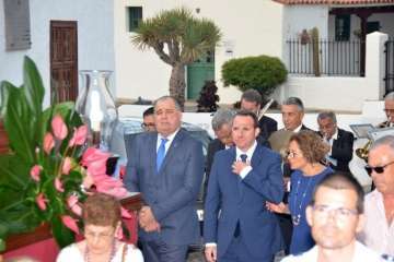 El santo de Asís se pasea por las calles de San Francisco-Telde (Foto Francisco Javier Santana)