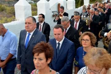 El santo de Asís se pasea por las calles de San Francisco-Telde (Foto Francisco Javier Santana)