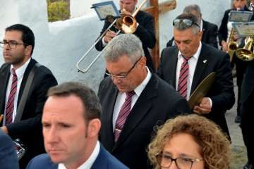 El santo de Asís se pasea por las calles de San Francisco-Telde (Foto Francisco Javier Santana)