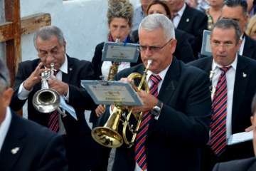 El santo de Asís se pasea por las calles de San Francisco-Telde (Foto Francisco Javier Santana)