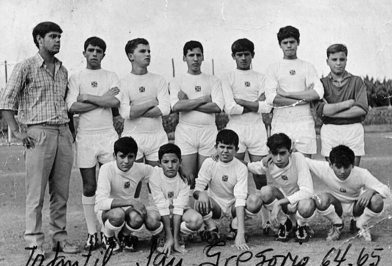 Infantil del San Gregorio de la temporada 64-65 (Foto Archivo TA)
