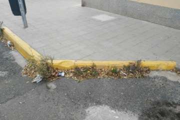 La limpieza brilla por su ausencia en calles de La Herradura (foto TA)