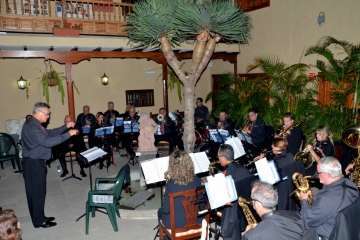 Concierto de la Banda Municipal de Música en el Museo de Telde (Foto Francisco J. Santana)