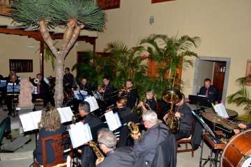 Concierto de la Banda Municipal de Música en el Museo de Telde (Foto Francisco J. Santana)