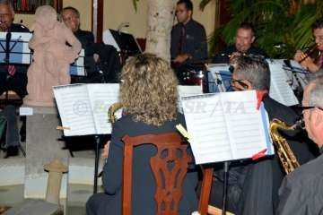 Concierto de la Banda Municipal de Música en el Museo de Telde (Foto Francisco J. Santana)
