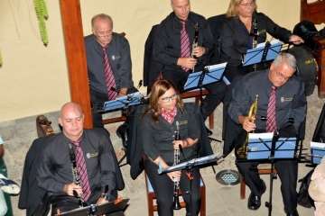 Concierto de la Banda Municipal de Música en el Museo de Telde (Foto Francisco J. Santana)