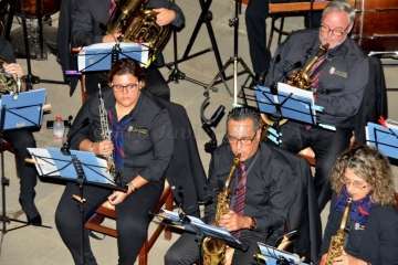 Concierto de la Banda Municipal de Música en el Museo de Telde (Foto Francisco J. Santana)