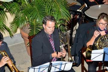 Concierto de la Banda Municipal de Música en el Museo de Telde (Foto Francisco J. Santana)