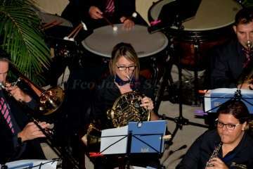 Concierto de la Banda Municipal de Música en el Museo de Telde (Foto Francisco J. Santana)