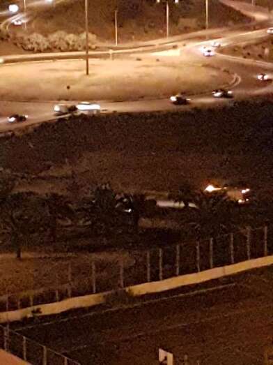 Nuevo incendio en el barranquillo de Jinámar (Foto TA)