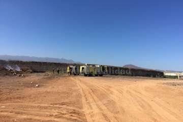 Sofocado un incendio de pastos secos en el sector de Jerez-El Caracol (Foto TA)