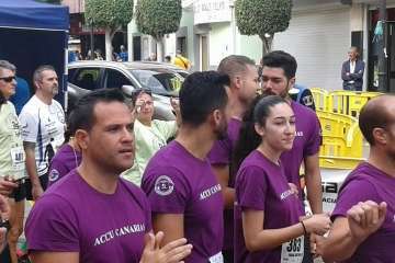 ACCU Canarias, en la 29Âª Carrera Popular Paco Artiles (Foto Antonio Alí y TA)