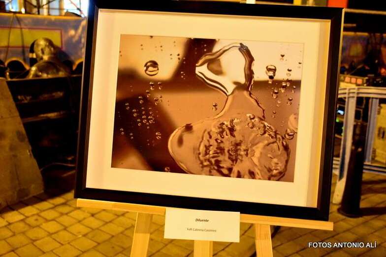 Uno de los cuadros de la exposición (Foto Antonio Alí)