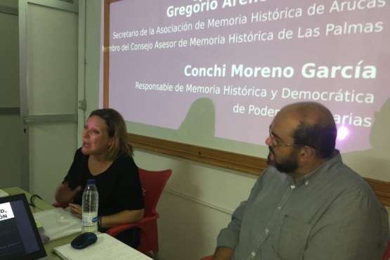Charla en Telde de Podemos sobre la Memoria Histórica (Foto TA)