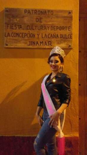 Carla Rodríguez, nueva Reina de Jinámar (Foto TA)