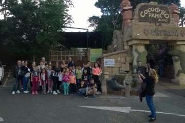 Jinámar, de visita en Cocodrilo Park (Foto TA)