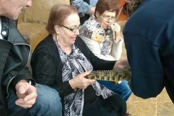 Jinámar, de visita en Cocodrilo Park (Foto TA)