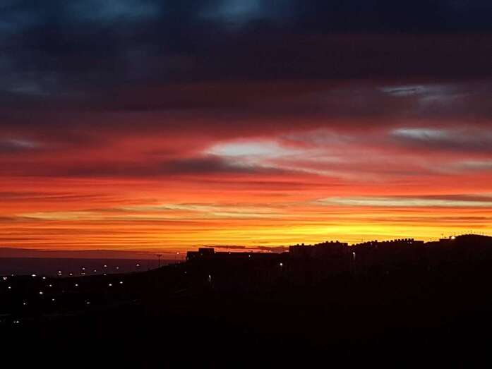 Imagen captada desde Jinámar por Carlos Pérez  