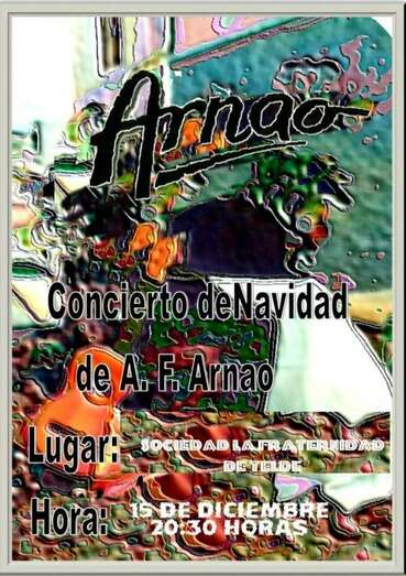 Cartel del concierto del próximo viernes  (Foto TA)