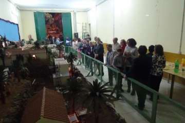 El belén de Manuel Sánchez abre Casas Nuevas a la Navidad (Foto TA)