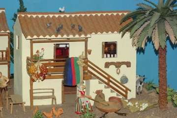 El belén de Manuel Sánchez abre Casas Nuevas a la Navidad (Foto TA)