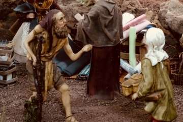 El belén de Manuel Sánchez abre Casas Nuevas a la Navidad (Foto TA)