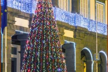 La Navidad ilumina las noches de Telde y la capital (Foto Ildefonso Rodríguez)