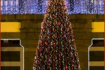 La Navidad ilumina las noches de Telde y la capital (Foto Ildefonso Rodríguez)