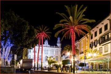 La Navidad ilumina las noches de Telde y la capital (Foto Ildefonso Rodríguez)