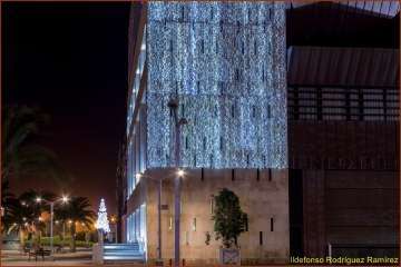 La Navidad ilumina las noches de Telde y la capital (Foto Ildefonso Rodríguez)