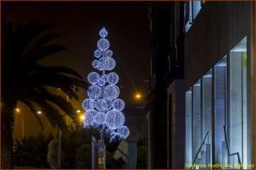 La Navidad ilumina las noches de Telde y la capital (Foto Ildefonso Rodríguez)