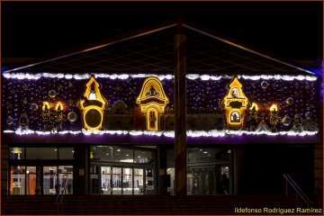La Navidad ilumina las noches de Telde y la capital (Foto Ildefonso Rodríguez)