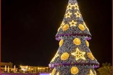 La Navidad ilumina las noches de Telde y la capital (Foto Ildefonso Rodríguez)