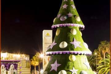 La Navidad ilumina las noches de Telde y la capital (Foto Ildefonso Rodríguez)